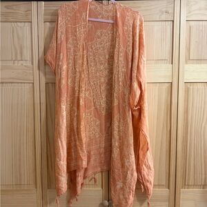 Orange Patterned Women's Top
